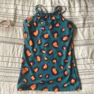 Lime Ricki Jade Leopard Double Cinch Tankini